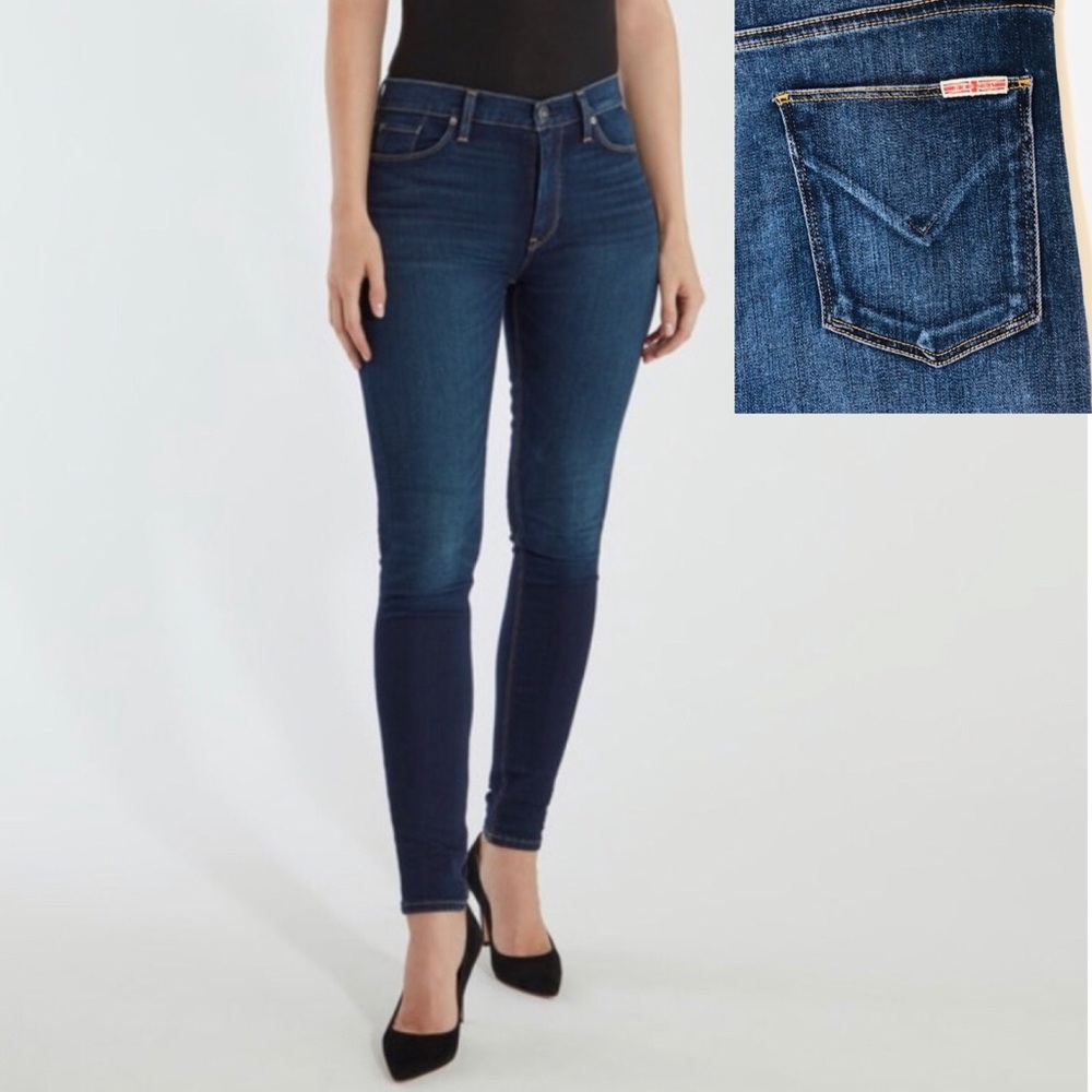HUDSON Barbara High Rise Crop Skinny Jeans 31 EUC